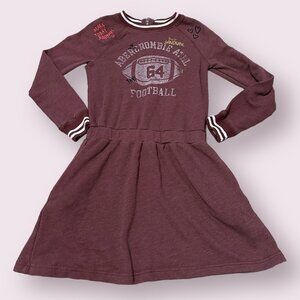 abercrombie kids girls Fall Football Sweatshirt Dress